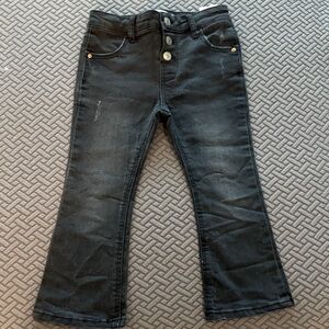 Zara Kids 3-4 Black distressed Jeans
